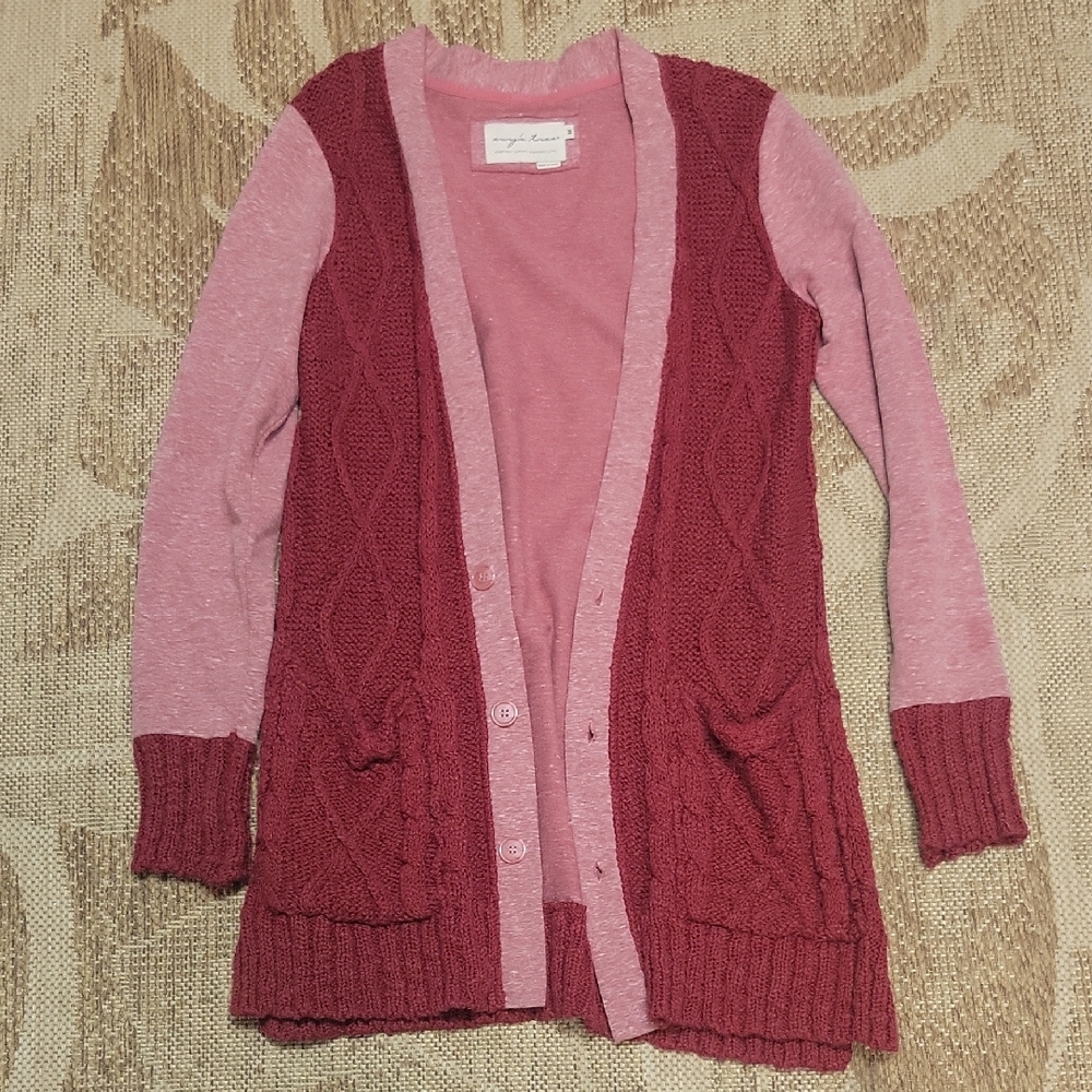 Evy's Tree Red Knit Cardigan
